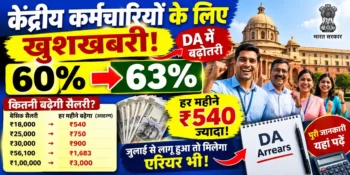 DA hike for Central Govt employees